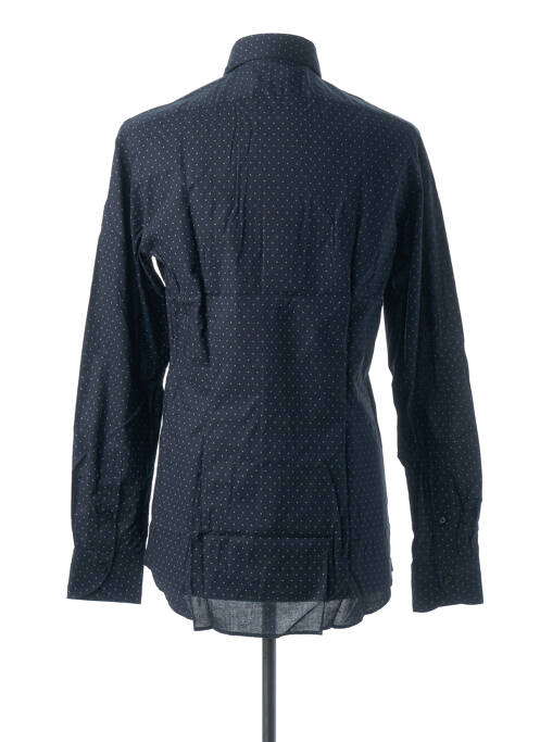 Chemise manches longues bleu XACUS pour homme