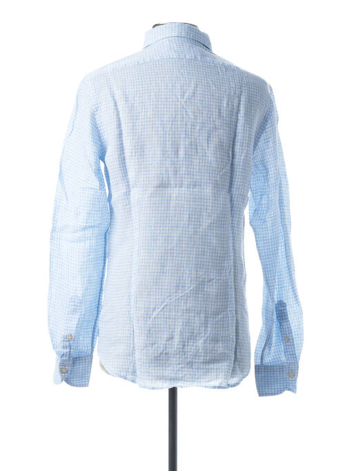 Chemise manches longues bleu XACUS pour homme