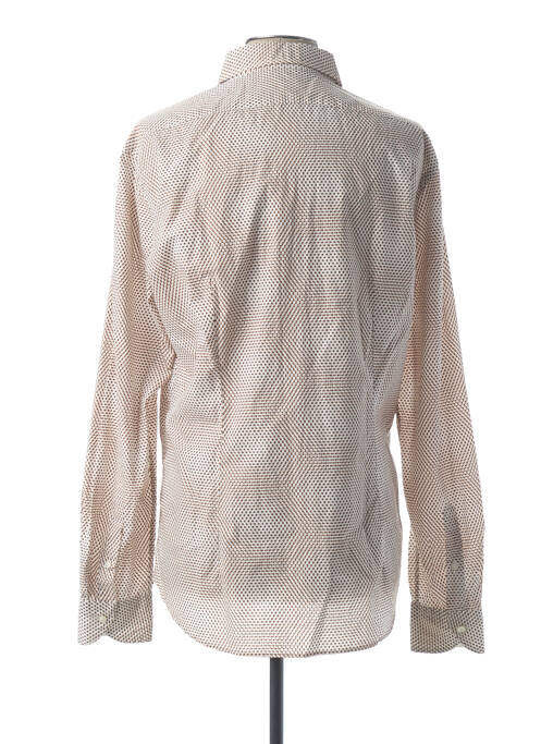 Chemise manches longues marron XACUS pour homme