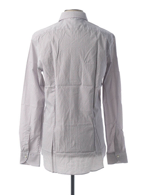 Chemise manches longues rouge XACUS pour homme