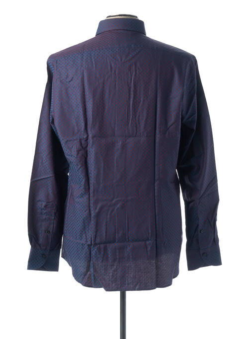 Chemise manches longues violet XACUS pour homme