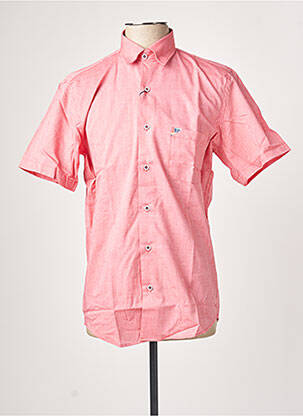 Chemise manches courtes poches poitrine rose DARIO BELTRAN homme