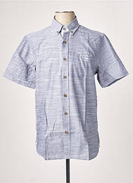 Chemise manches courtes coupe droite bleu RUCKFIELD homme