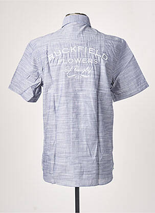 Chemise manches courtes manches courtes bleu RUCKFIELD homme