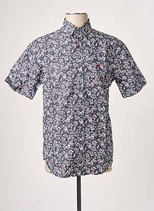 Chemise manches courtes coupe droite bleu RUCKFIELD homme