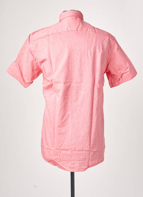 Chemise manches courtes rose DARIO BELTRAN pour homme