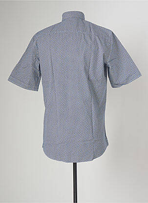 Chemise manches courtes poches poitrine bleu REDMOND homme