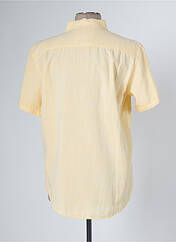 Chemise manches courtes jaune TBS pour homme seconde vue