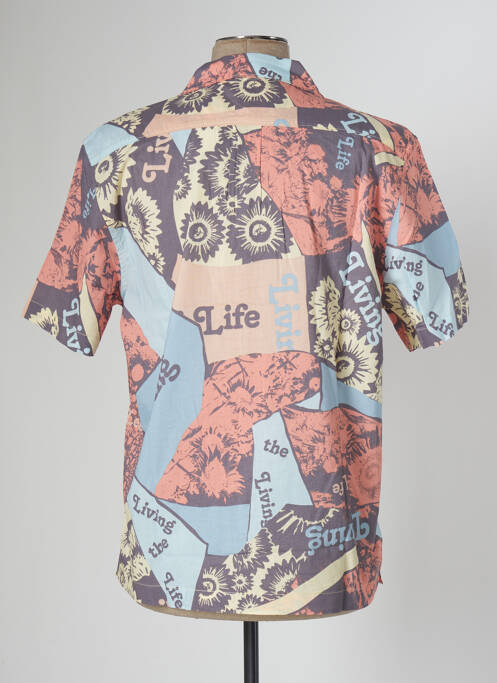 Chemise manches courtes orange LEE pour homme