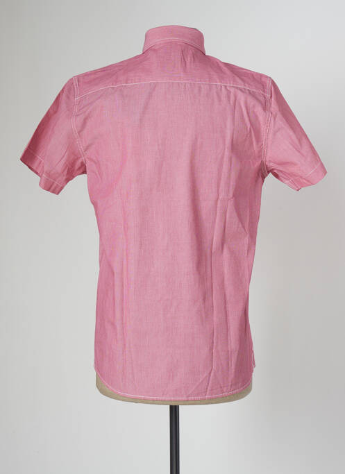 Chemise manches courtes rouge NEW ZEALAND AUCKLAND pour homme