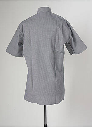 Chemise manches courtes coupe cintrée noir OLYMP homme