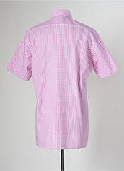 Chemise manches courtes rose OLYMP pour homme seconde vue