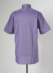 Chemise manches courtes violet OLYMP pour homme seconde vue