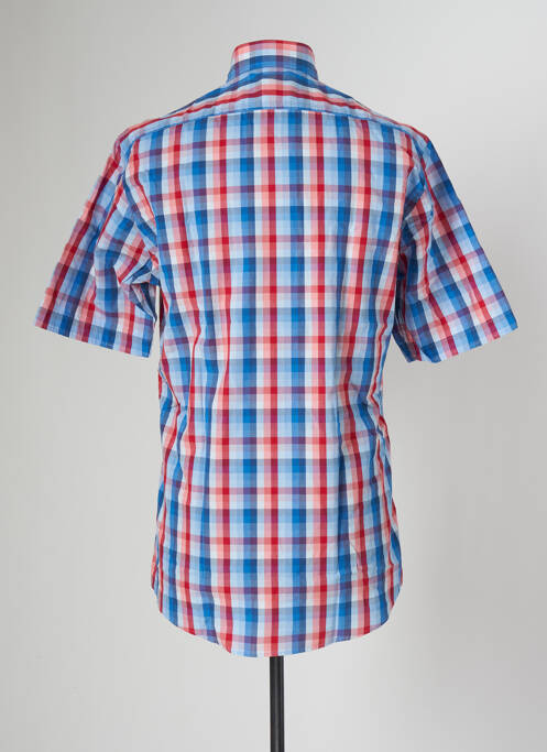 Chemise manches courtes bleu OLYMP pour homme