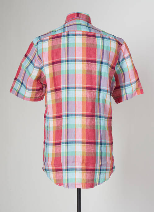 Chemise manches courtes rouge OLYMP pour homme