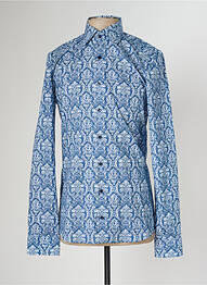 Chemise manches longues imprimé fantaisie bleu OLYMP homme