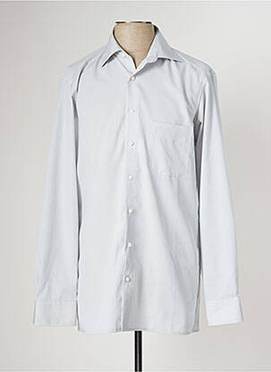 Chemise manches longues poches poitrine gris OLYMP homme
