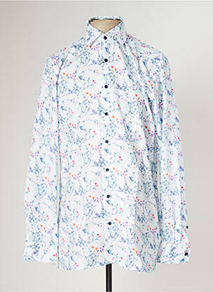 Chemise manches longues poignets boutonnés blanc OLYMP homme