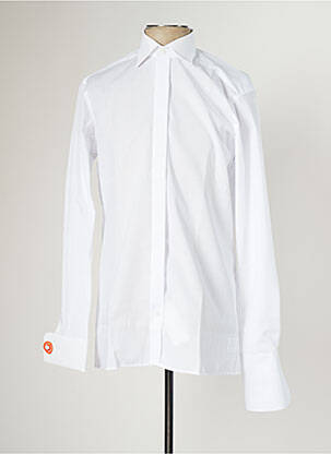 Chemise manches longues blanc OLYMP pour homme