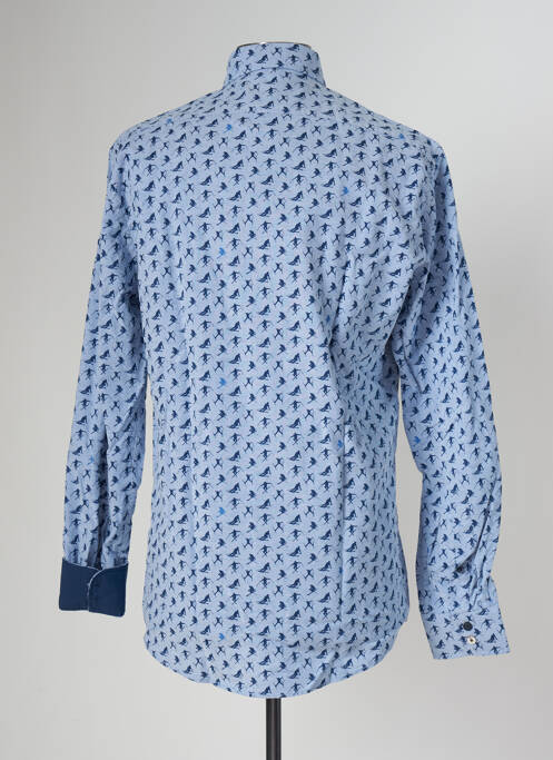 Chemise manches longues bleu OLYMP pour homme