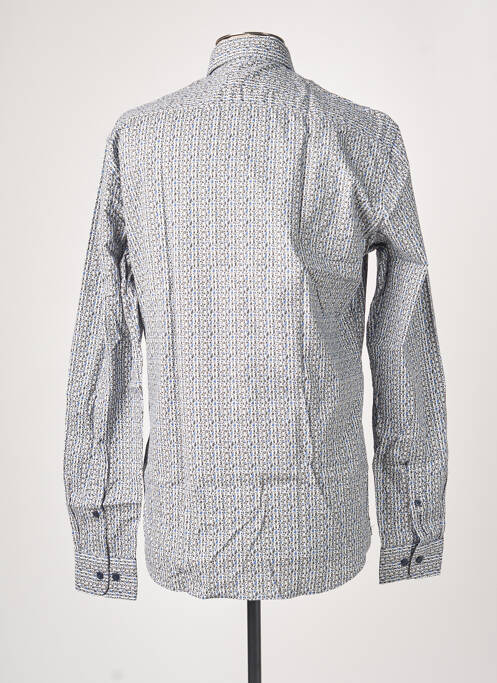 Chemise manches longues bleu PIERRE CARDIN pour homme