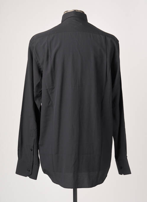 Chemise manches longues noir KARL SMITH pour homme
