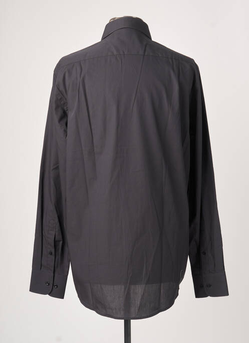 Chemise manches longues noir REDMOND pour homme