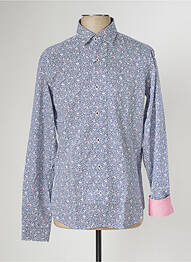 Chemise manches longues imprimé fantaisie bleu DARIO BELTRAN homme