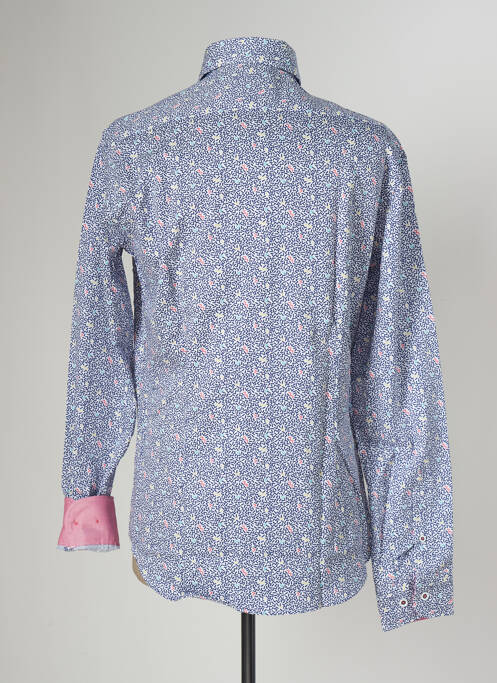 Chemise manches longues imprimé fantaisie bleu DARIO BELTRAN homme