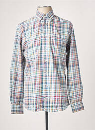 Chemise manches longues poches poitrine bleu FYNCH-HATTON homme