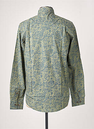 Chemise manches longues poches poitrine vert LA SQUADRA homme