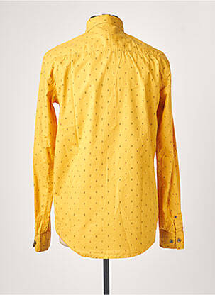 Chemise manches longues manches longues jaune LA SQUADRA homme
