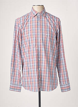 Chemise manches longues poches poitrine orange MARVELIS homme