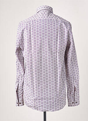 Chemise manches longues manches longues violet PLATINUM BY JUPITER homme