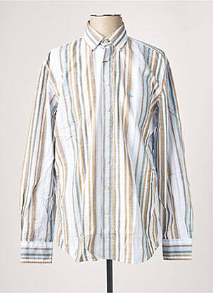 Chemise manches longues bleu FYNCH-HATTON pour homme