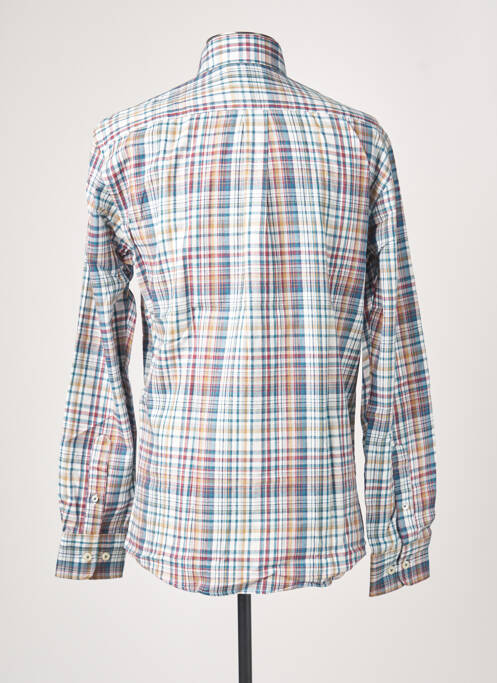 Chemise manches longues poches poitrine bleu FYNCH-HATTON homme