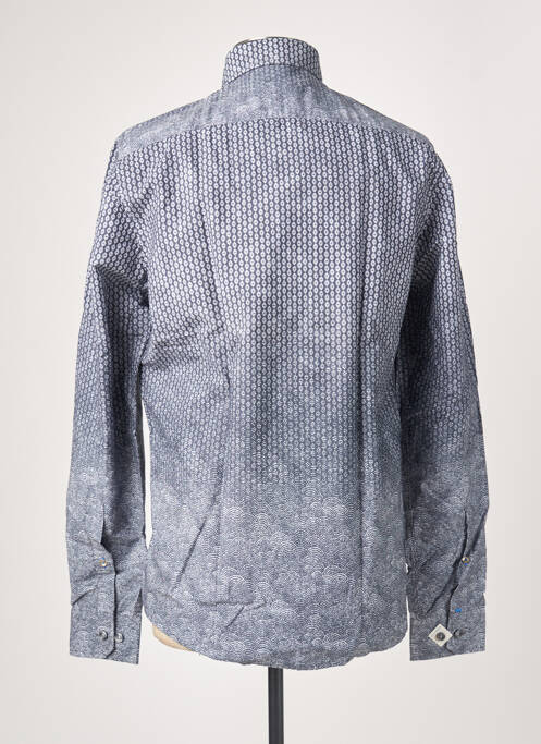 Chemise manches longues bleu PLATINUM BY JUPITER pour homme