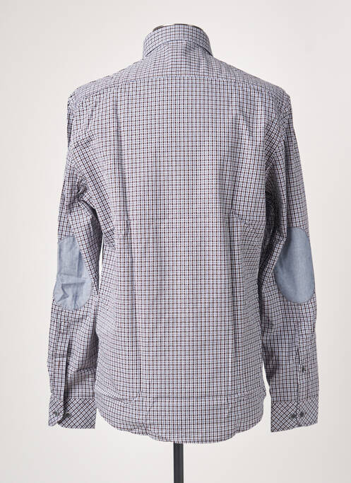 Chemise manches longues marron JUPITER pour homme