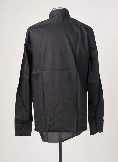 Chemise manches longues noir PHILO VANCE pour homme