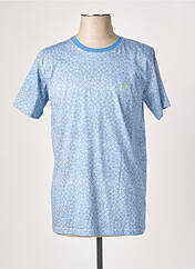 T-shirt bleu BROWN JURY pour homme seconde vue