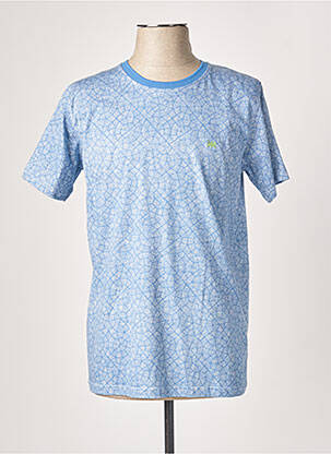 T-shirt bleu BROWN JURY pour homme