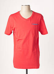 T-shirt rouge DARIO BELTRAN pour homme seconde vue