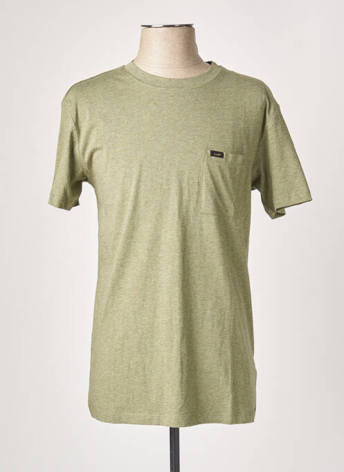 T-shirt vert LEE pour homme