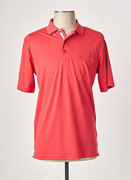 Polo stretch manches courtes rouge REDMOND homme