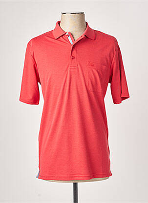 Polo stretch manches courtes rouge REDMOND homme