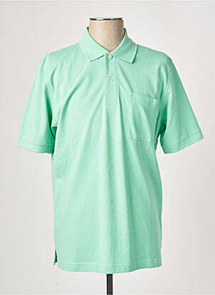 Polo stretch manches courtes vert KITARO homme