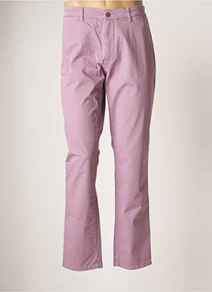 Pantalon chino stretch taille normale violet LCDN homme
