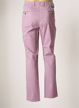 Pantalon chino stretch taille normale violet LCDN homme