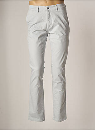 Pantalon chino stretch taille normale bleu LCDN homme