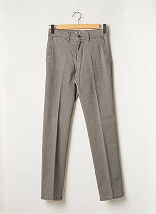 Pantalon chino stretch taille normale gris LCDN homme